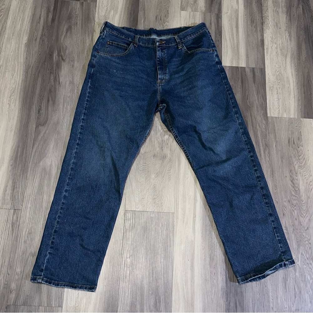mens wrangler blue denim jeans 36 x 30